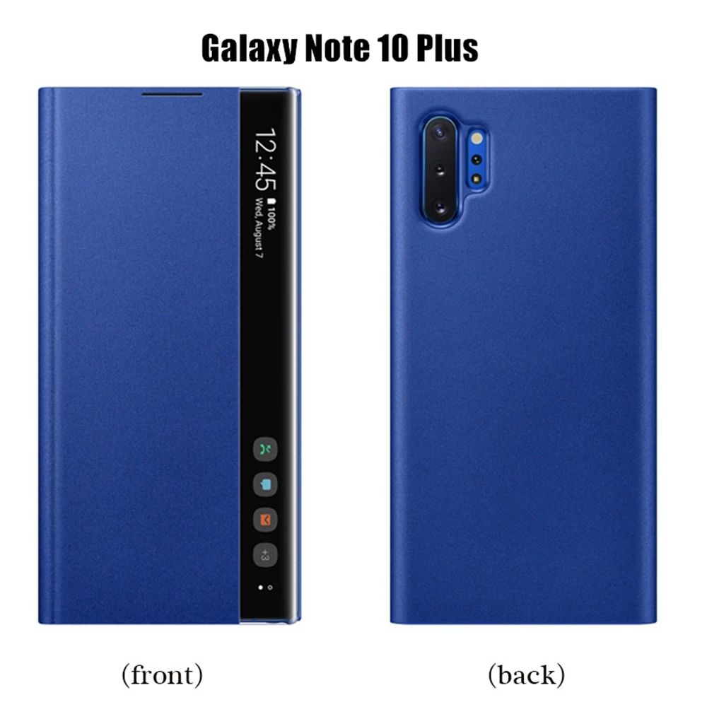 サムスンギャラクシーノート10プラス用スマートフリップ付き携帯