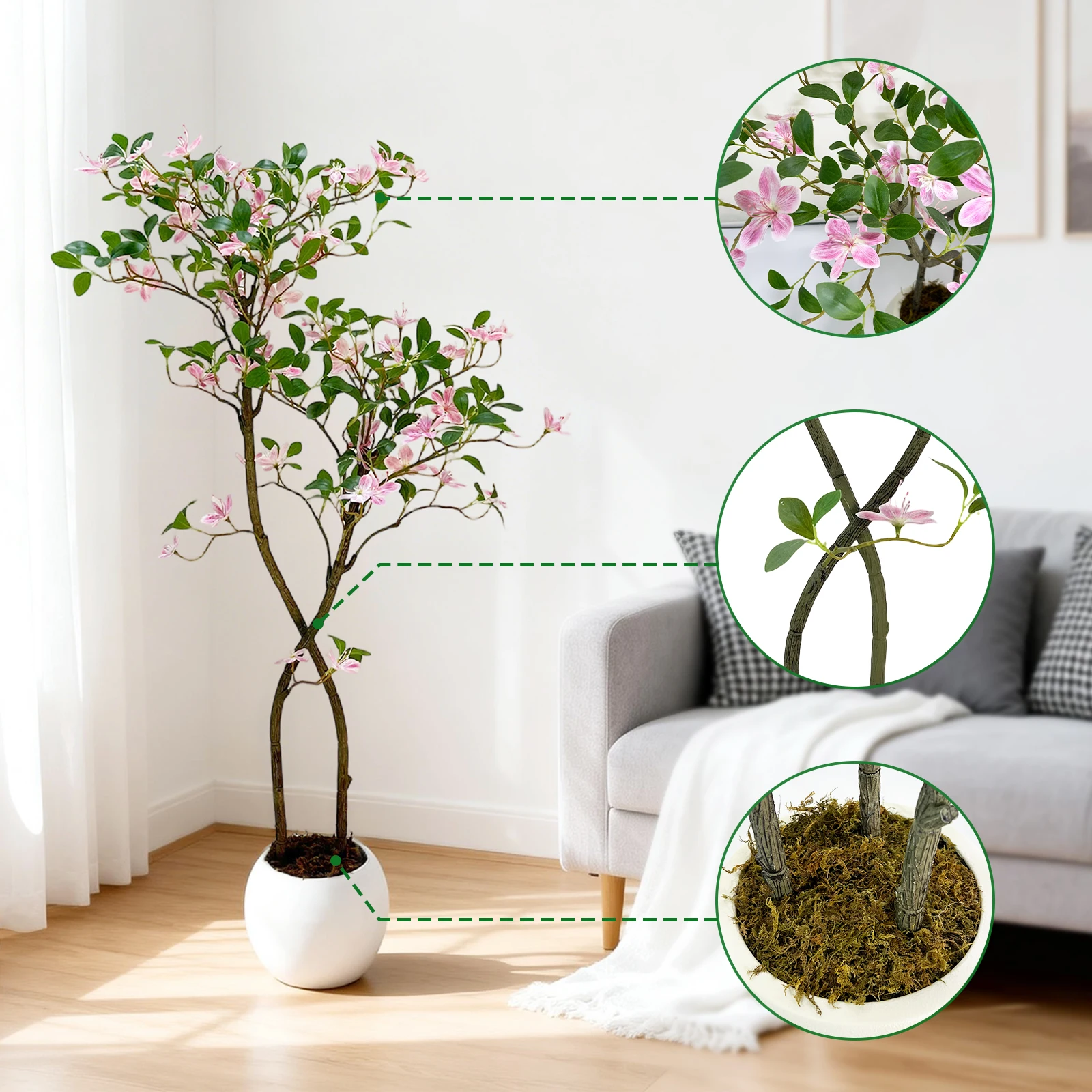 Tanaman Melati Buatan, Pohon M - Home Fragrance Jasmine ulasan dan harga