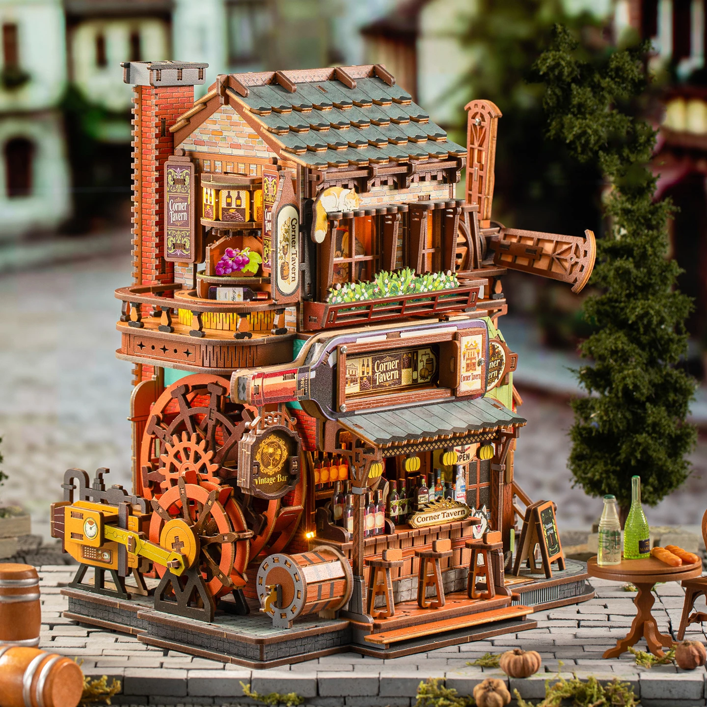 Woodworking Kits For Kids - DIY Wooden Miniature Model Kits Corner