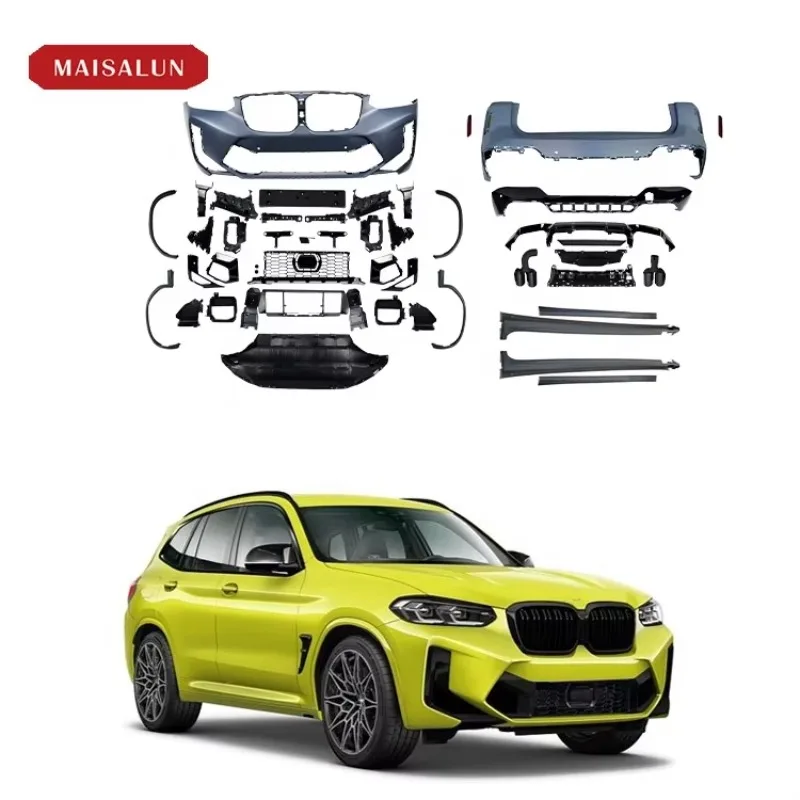 

BR Modification Club New Products 2022 Car Bumpers For X3 G01 LCI Facelift X3M Bodykit Grille RearDiffuser Rear Lip Exhaust