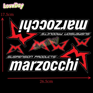 Marzocchi -Bomber -Aufkleber Fahrradaufkleber, Schwerlast, Fahrrad -Frontgabel, Old School, Vinyl -Grafik -Aufkleber, Selbstverständlichkeitskleber -Adhesive 10 Hauptaufhängungs -Marzocchi - №4