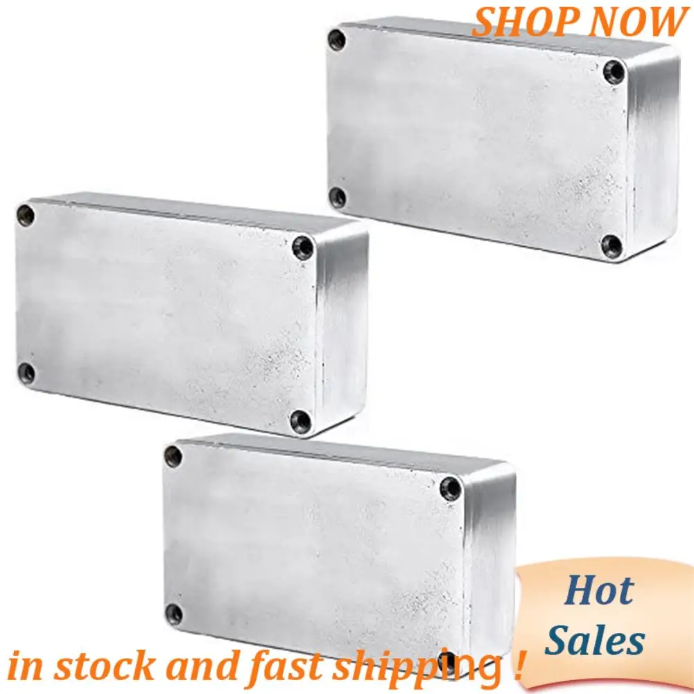 

ABVB-3PCS 1590B Style Guitar Effects Pedal Aluminum Stomp Box Enclosure For DIY Guitar Pedal Kit