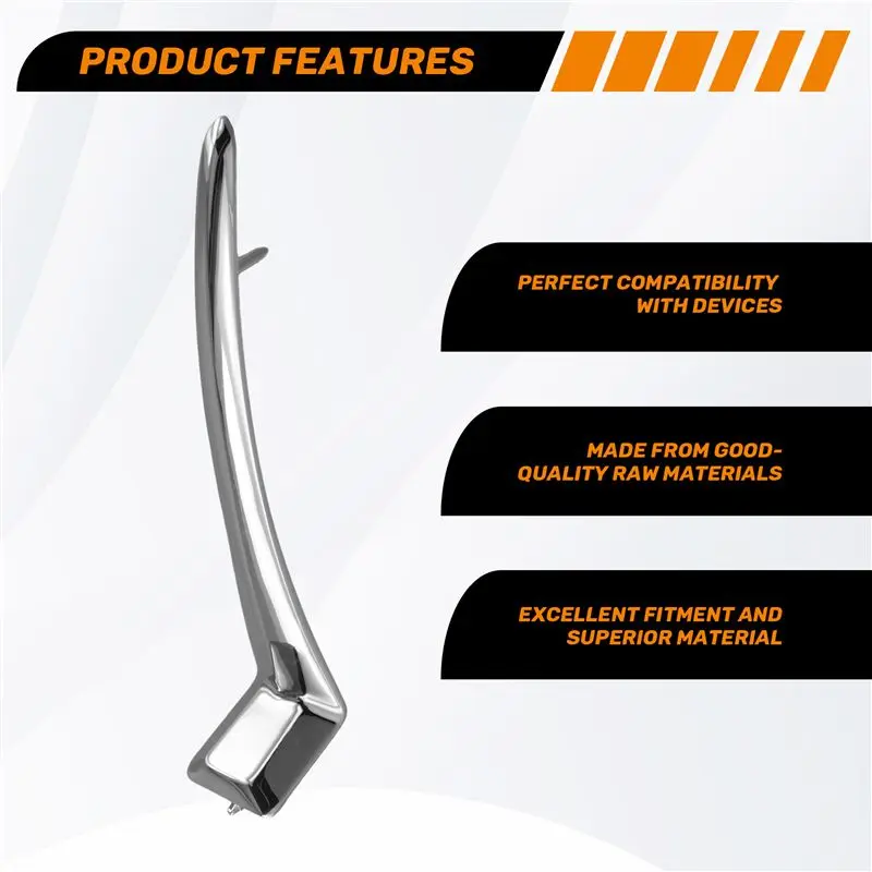 NEW-New Headlight Cowl Nacelle Spear Top Trim Strip For Road King Models FLHR FLHRXS 2014-2023 Chrome Headlight Cover
