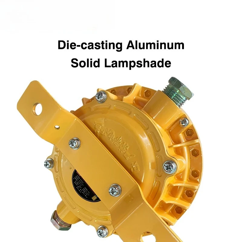 Approved 5W 7W 10W 12W Industrial LED Explosion-Proof Lights with Glass Body IP65 Aluminum 5-Year Warranty for Workshops