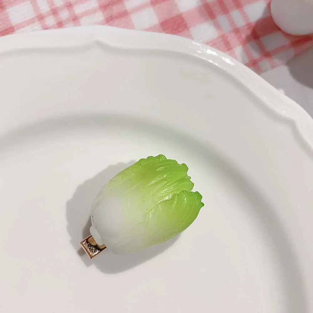 헤어 클립 해산물 꼬치 만화 시뮬레이션 음식 머리핀 가짜 음식 헤어 클립 여성 헤어 액세서리 한국 스타일 머리 장식