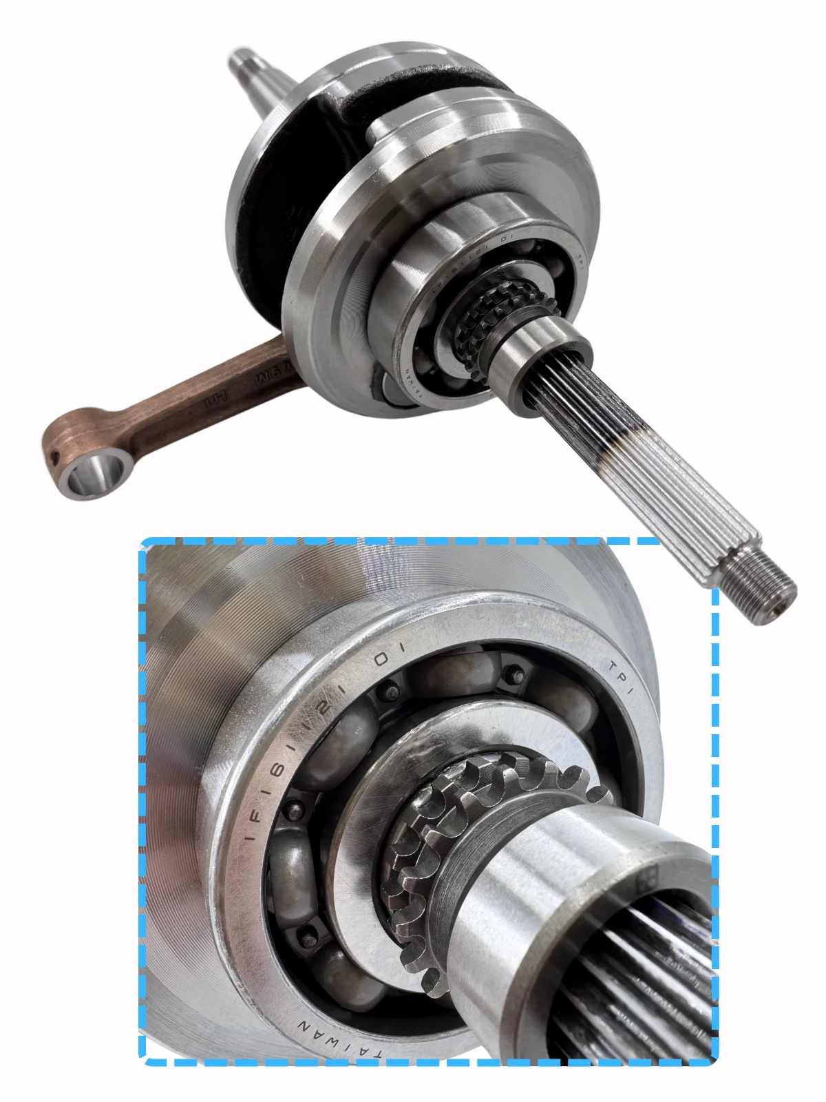 Original Crankshaft For Linhai 250 257 260 300 YP VOG YP250 Buyang JinLing FA-D300 H300 22501 Manco Talon Scooter Go Kart Buggy