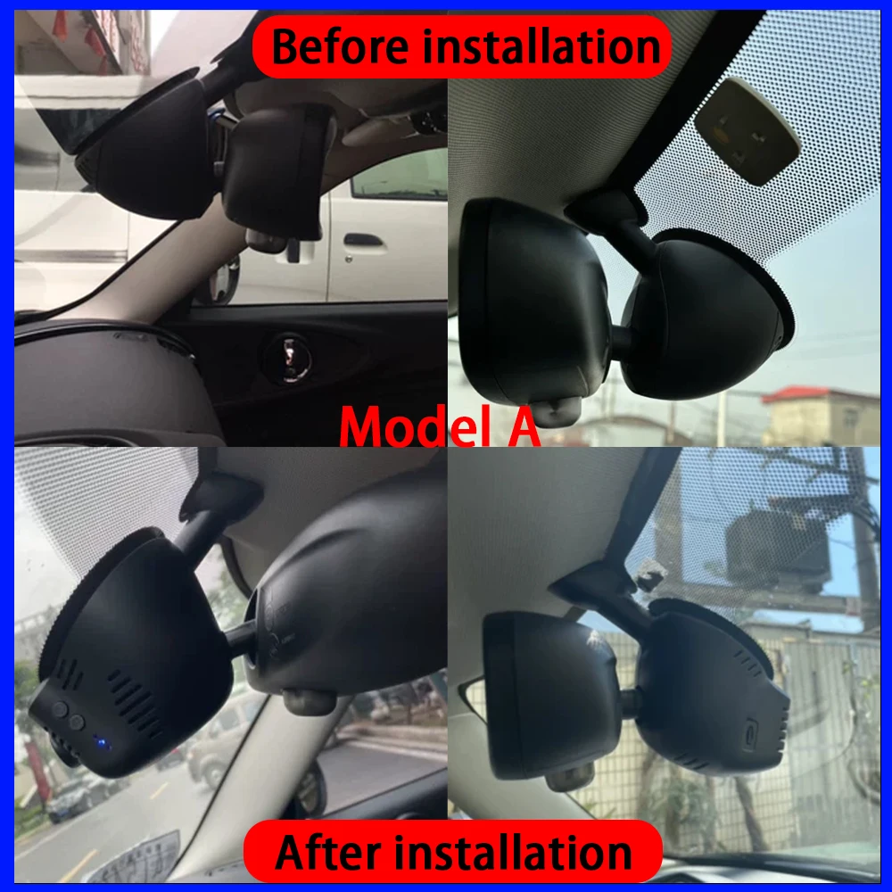 for Mini Clubman Clubvan Paceman Countryman Electric F60 R61 R55 F54 OEM 4K DVR Dash Cam Front Rear Camera WiFi Video Recorder