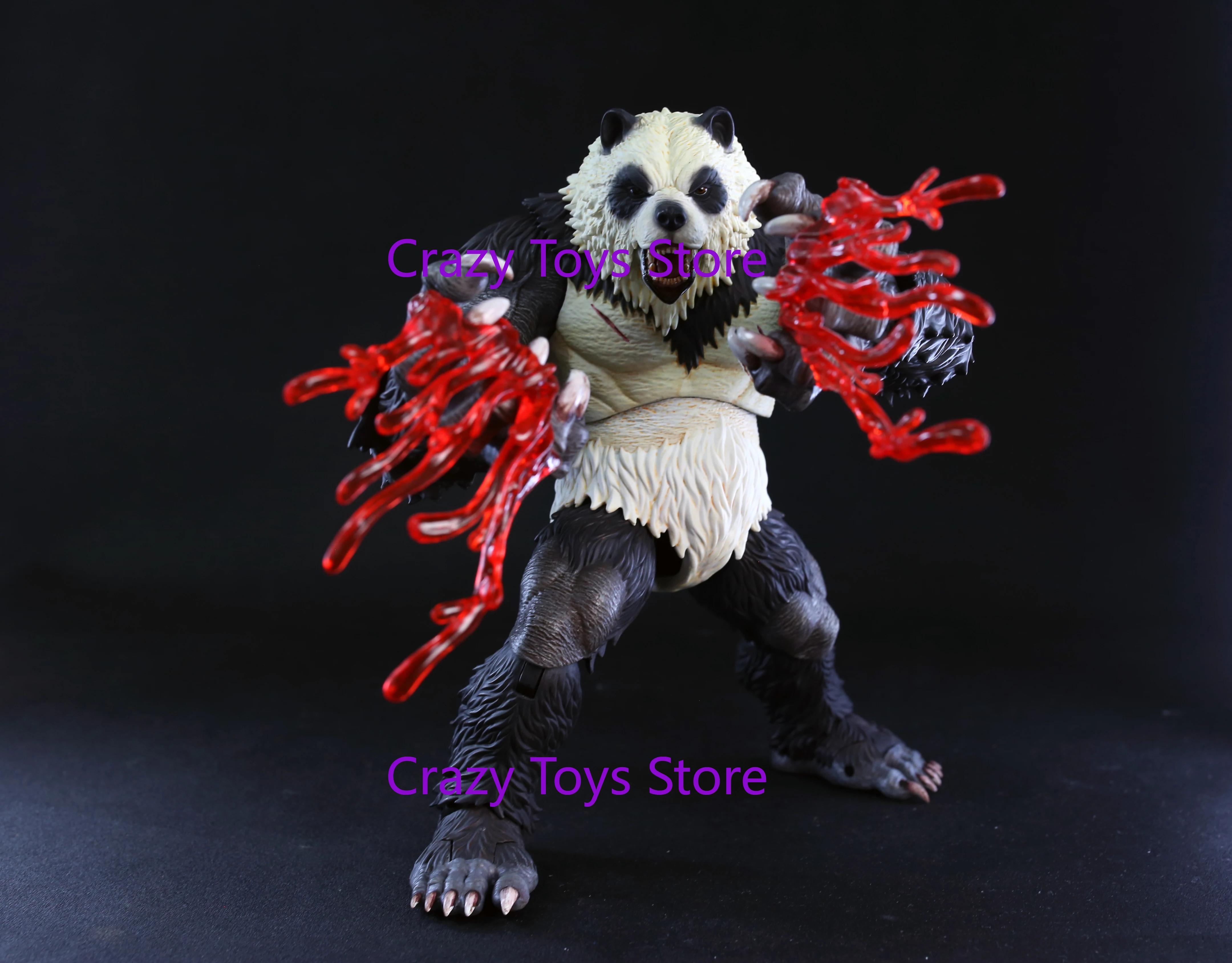 In Voorraad MemoryToys 1/10 Adventurers World Furious Bear Mannen Figuur Complete Set 22 Cm Druid Animal Giant Panda Action Figure speelgoed