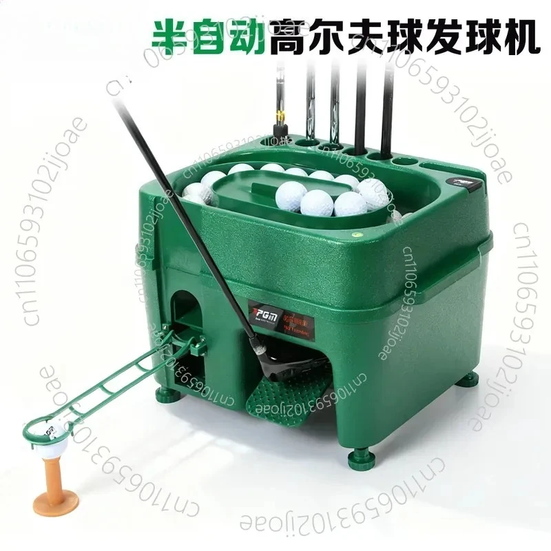 Newly Upgraded Semi-automatic Tee Machine Indoor Golf Club Holder Multi-functional Tee Box Tee Machine