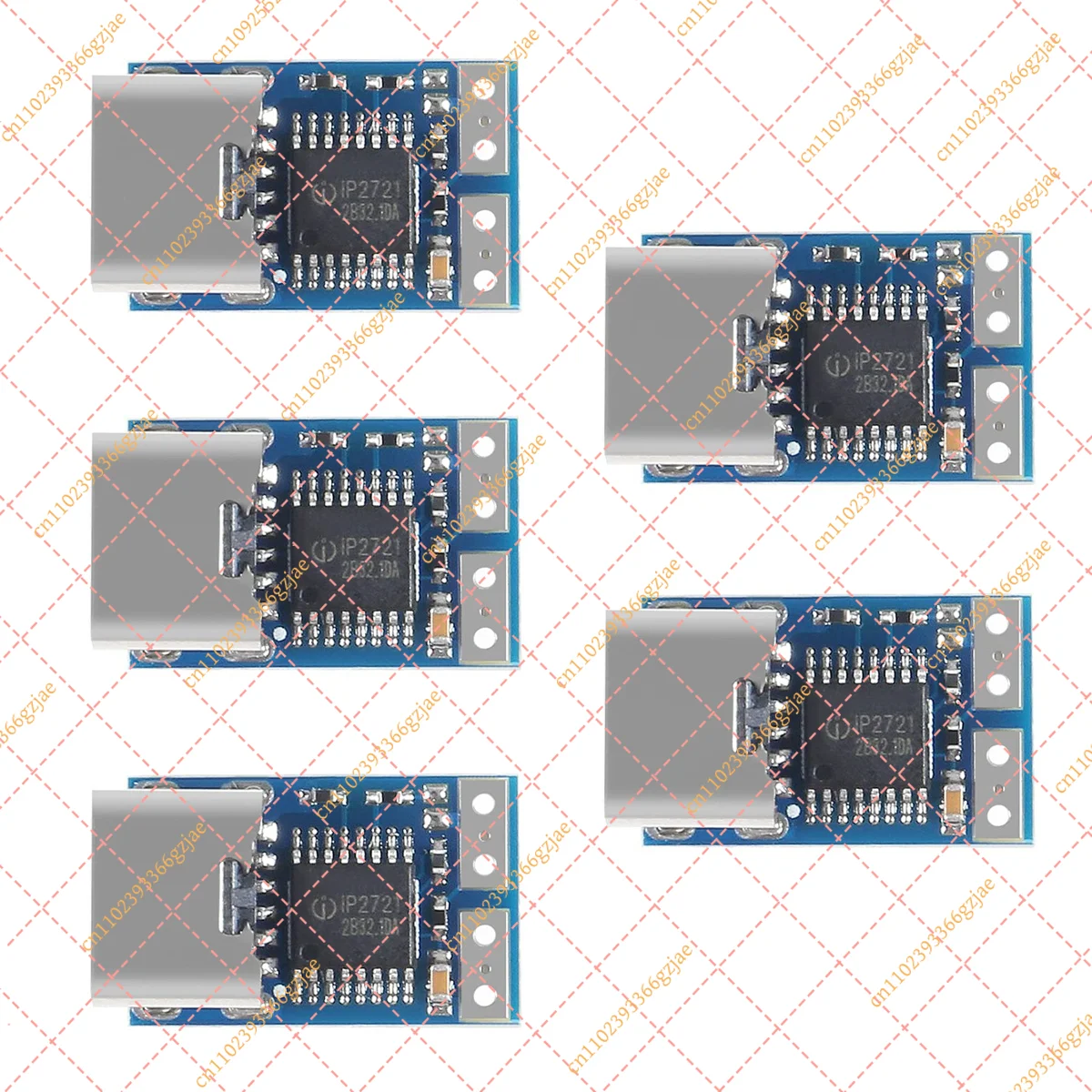 FY 5 PCS PDC004-PD PD Decoy Module USB-C PD 20V DC Fixed Voltage Power Trigger Module 5A Type-C Female Input for Notebook