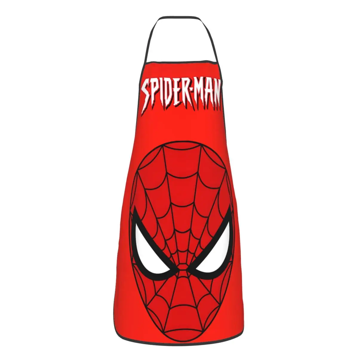 Custom Bib Mask Aprons for Men Women Unisex Adult Chef Kitchen Cooking Marvel Spider Man Tablier Cuisine Baking