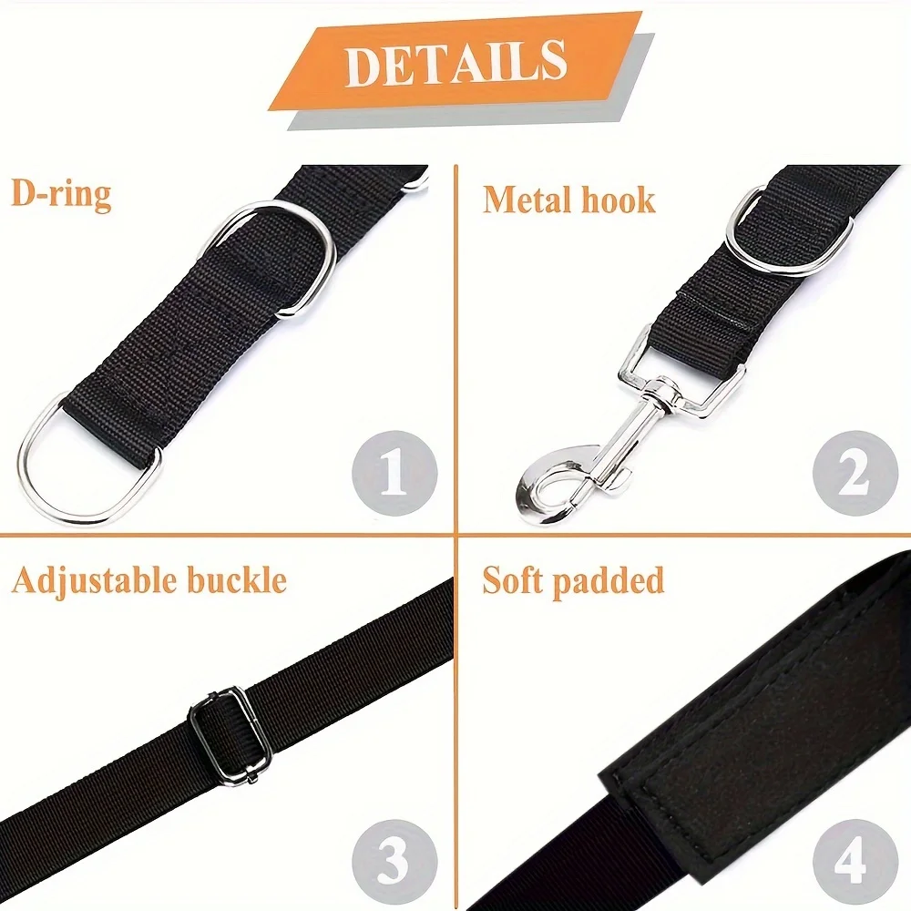 Dog Grooming Belly Strap - Dog Grooming Table Arm Extender with Clamp Extension Loop Bathing Restraint Leash No Sit Haunch Holde