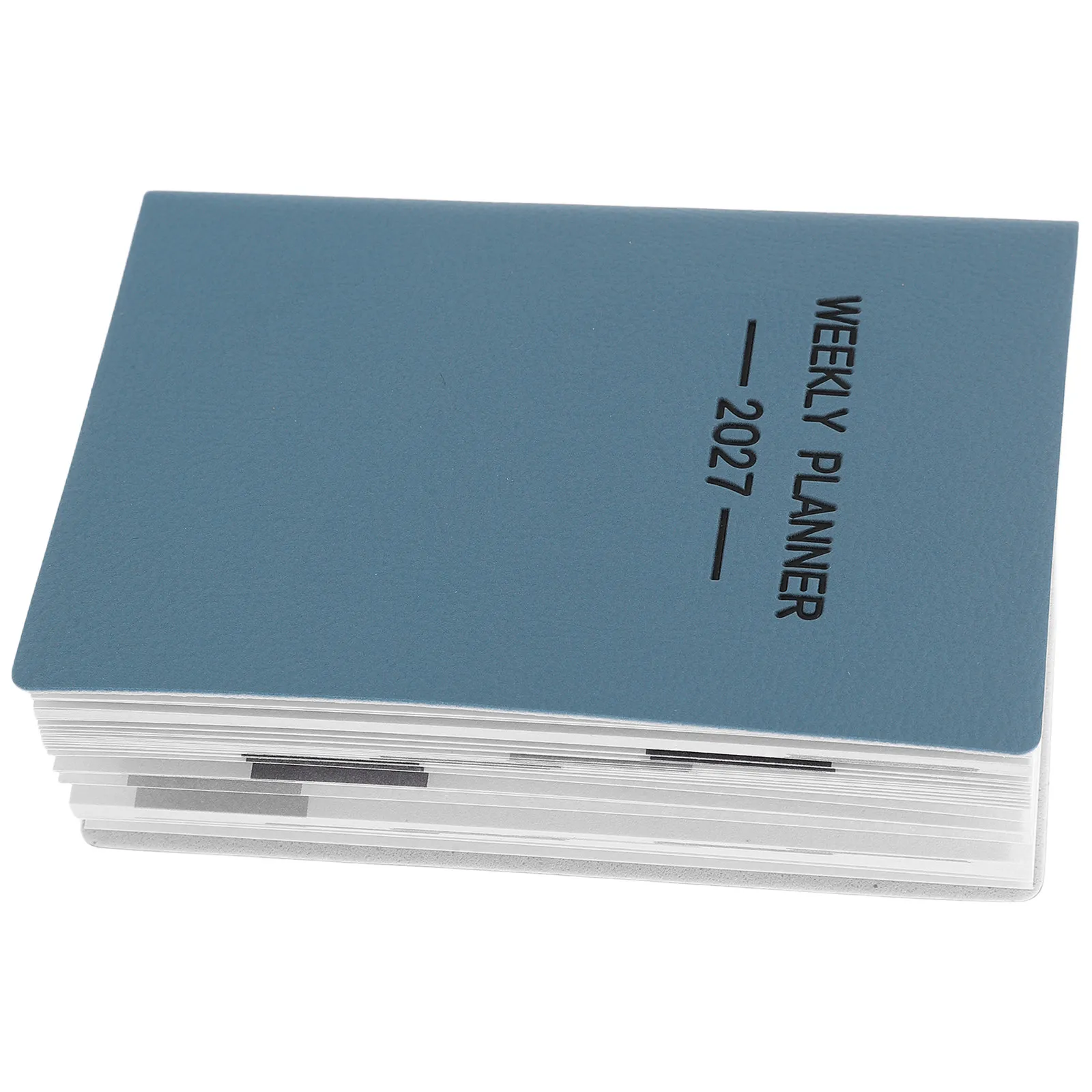 Pocket Planner 2027 PU Planner A7 Pocket Size Agenda Book for School College Office Travel Small Purse Calendar