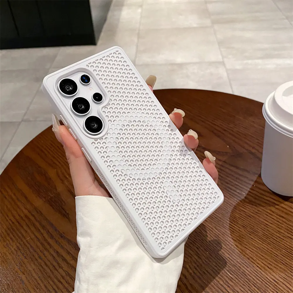 

Magnetic Cooling Case For Samsung Galaxy S26 Ultra Honeycomb Shape for Wireless Charging Hard Shell Shockproof Back Cover