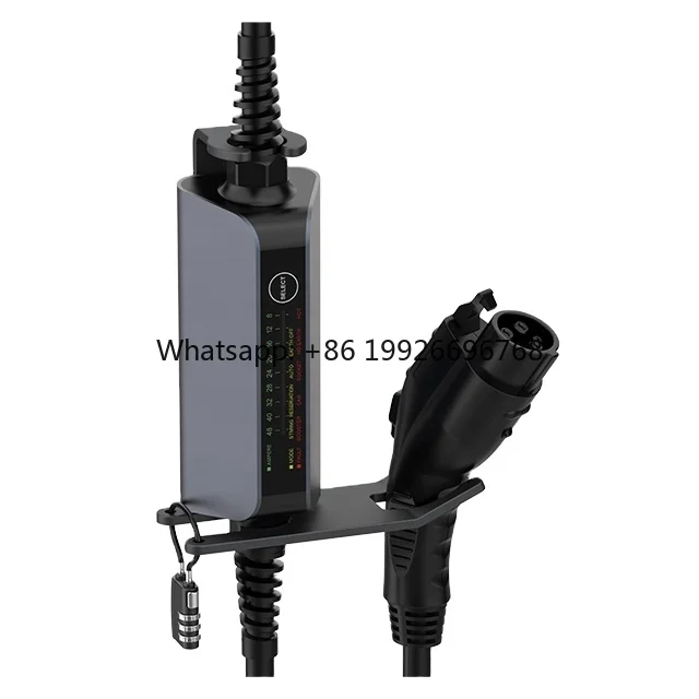 

Новая зарядная станция для электромобилей 48А, 1 фаза, 9.6кВт/11.5кВт, Тип 1 J1772, зарядное устройство для авто с кабелем 7.5м