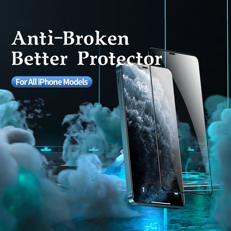 Remax 9H Tempered Glass Full Screen Protector For iPhone 15 15Pro For iPhone 14 14Pro/13/12 Series