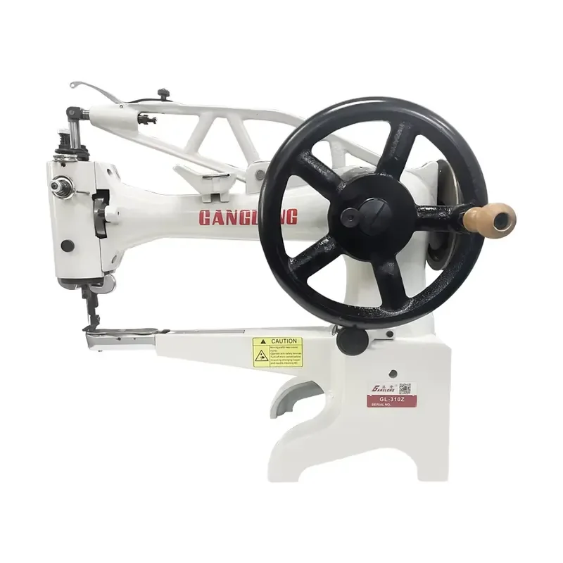 GANGLONG 2972 Easy to Operate Manual Cylinder Bed Shoes Repairing Industrial Sewing Machine