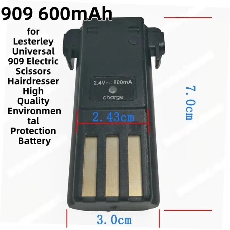 909 600mAh for Lesterley Universal 909 Electric Scissors Hairdresser High Quality Environmental Protection Battery