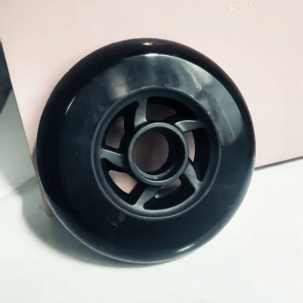 Replacement 100mm Skate Wheels High Elasticity PU Material For Inline Roller Skates Scooter Cart Smooth Ride