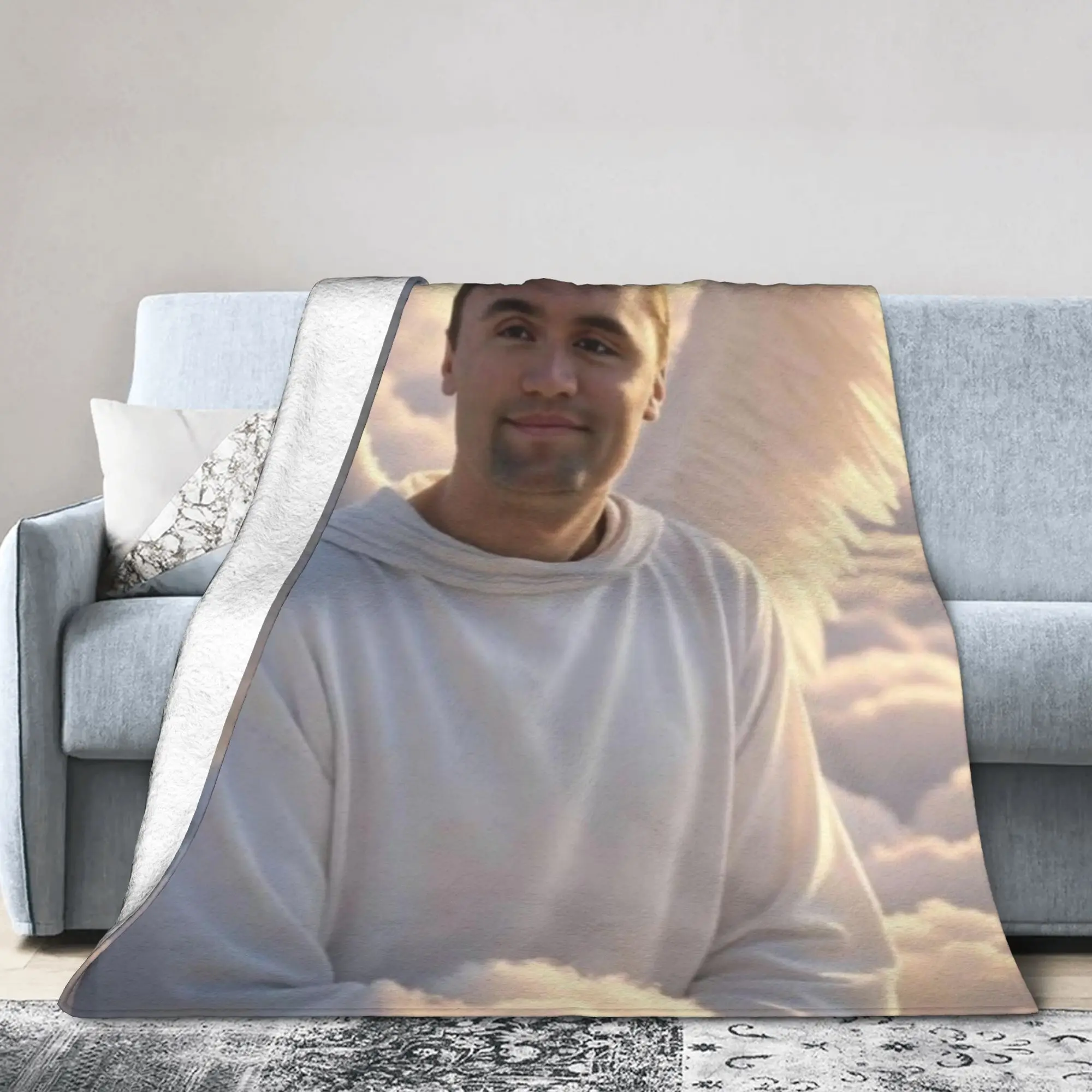 Charlie Kirk Angelic Advocate Blankets  Plush Throw Blanket Summer Air Conditioning Personalised Ultra-Soft Warm Bedsprea,
