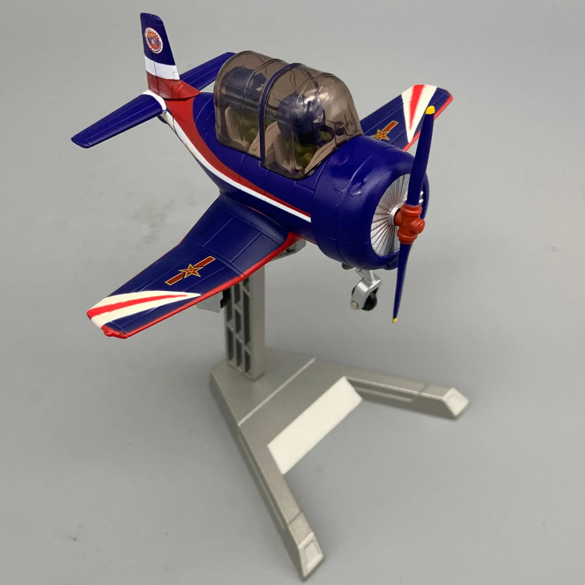 Lnterior Accessories Cute Q-Version Cartoon Metal Scaleircraft Aircraft Model For The Sixth Grade Of Primary Education Military