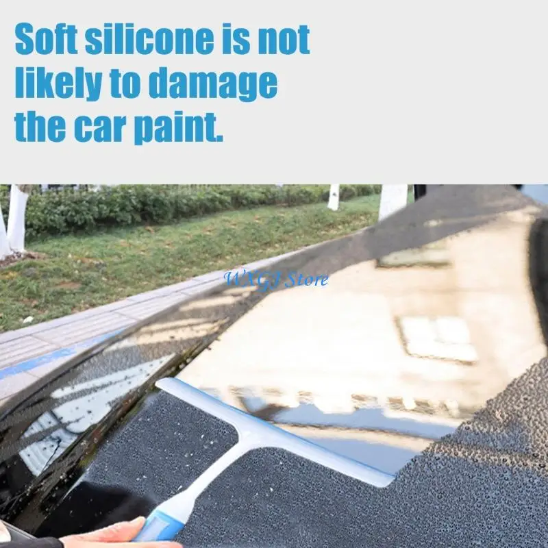 37JE Ergonomic Grip Flexible Window Squeegee All Weather Windshield Cleaning Tools