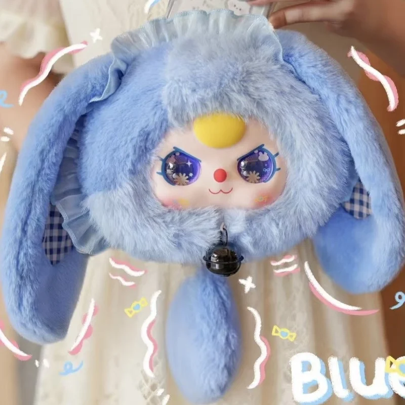 2025 طفل جديد ثلاثة سوبر لطيف محظوظ الأرنب أفخم سستة صندوق أعمى العصرية لعبة سلسلة سيارة قلادة لطيف الفينيل أفخم الدمى الهدايا