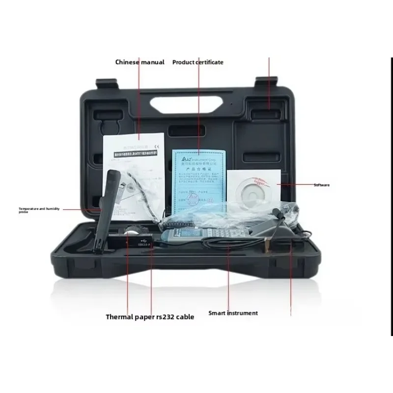 Stable Temperature And Humidity Recorder Printer AZ9851 List Type Temperature And Humidity Meter Instrument Printing Paper TOOL0
