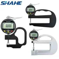 0-10mm SHAHE Digital Thickness Gauge 0.001mm Micron Thickness Gauge Glass/Leather Thickness Gauge