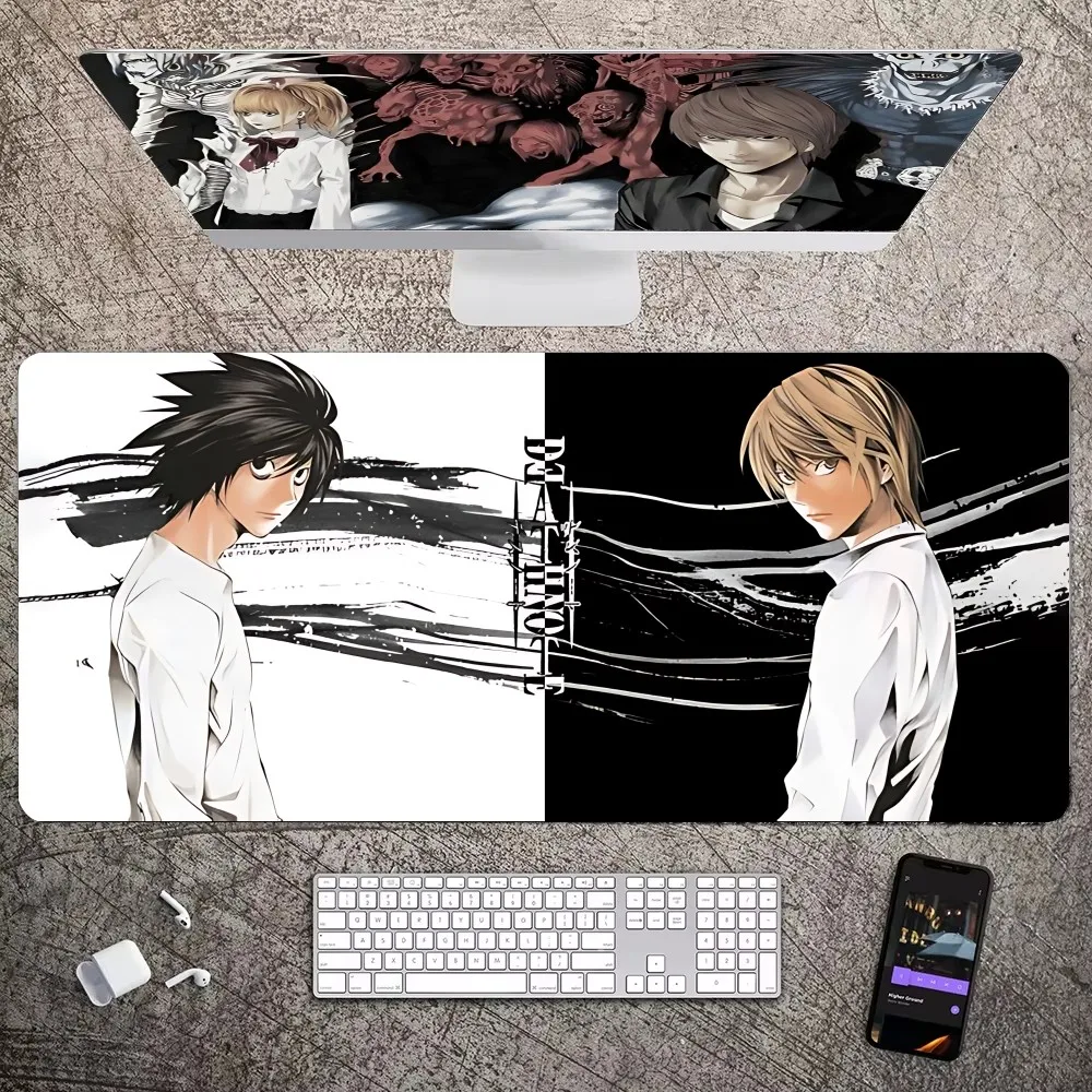 Death N-Note Yagami Light L-Lawliet Mousepad Mousepad New Arrivals Large Gaming Mousepad L XL XXL Gamer Mouse Pad Size For Keybo