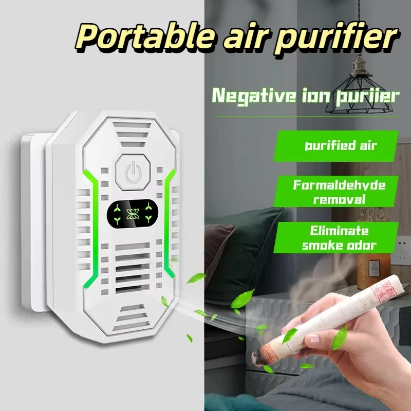 Low Energy Consumption USB Plug Negative Ion Air Purifier Eliminates Odors Purifies Smoke Formaldehyde Allergen For Home 2026