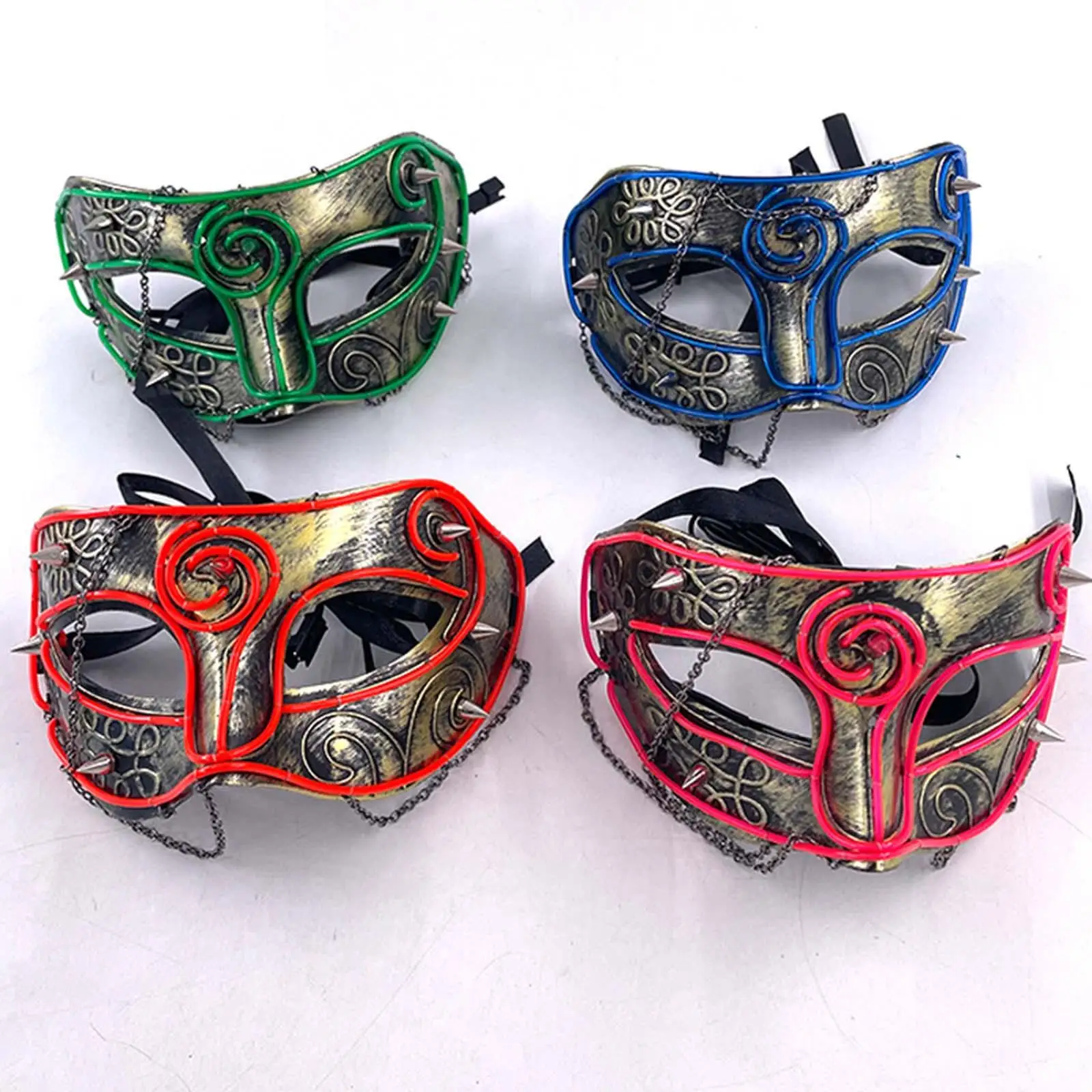 Masquerade Mask Decorative Props Costume Accessories Half Face Mask for Club