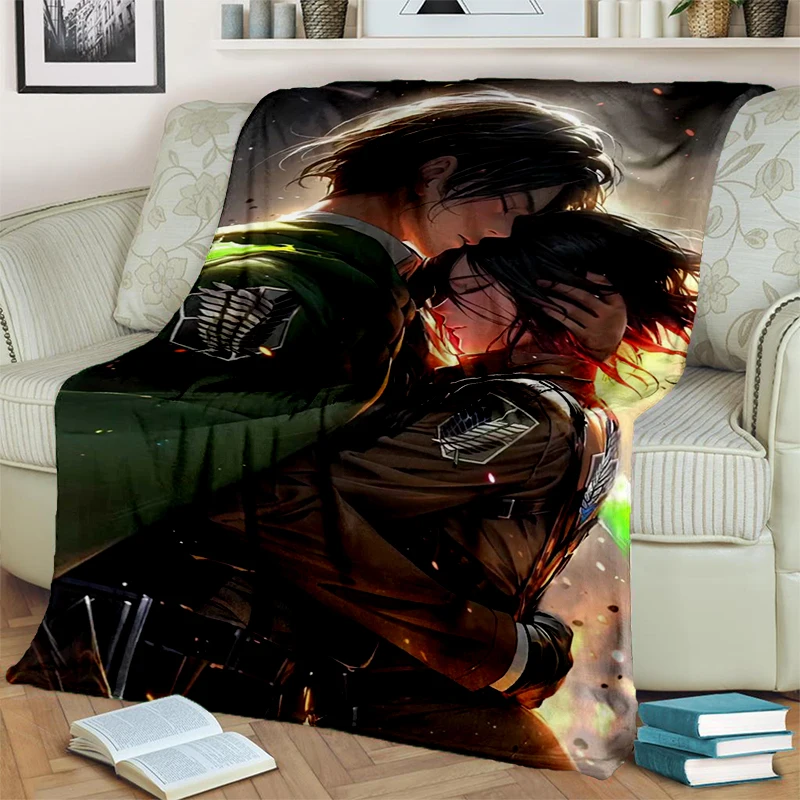 3d-cartoon-attack-on-titan-eren-mikasa-anime-blanketsoft-throw-blanket-for-home-bedroom-bed-sofa-travel-picnic-cover-kids-gift