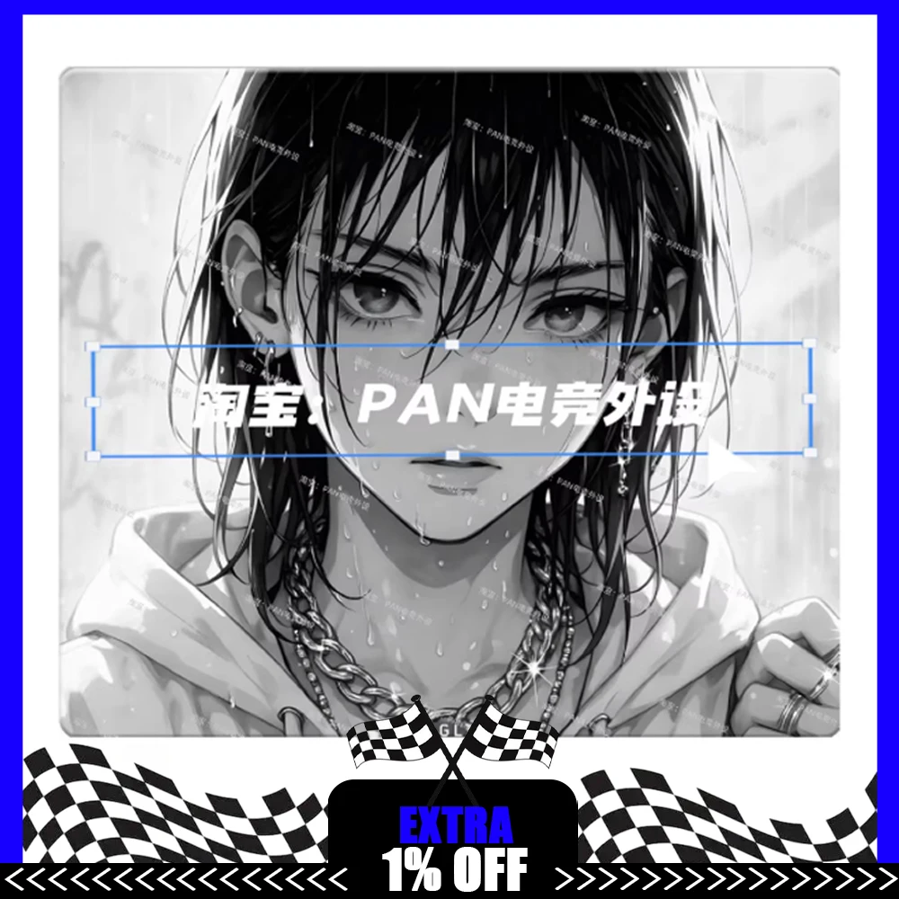 

PANPAD X MIRA Tempered Glass Mousepad Smooth Speed Mouse Pad Wearable Dirt Tolerance For CSGO APEX Valorant Pc Accessories Gifts