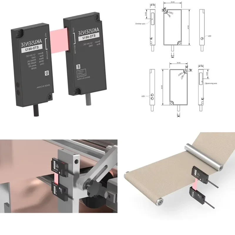 for Sensing ETD-0612 Motion and Position Sensors with Good Stability and Minimal Impact on Material Displacement Measurement