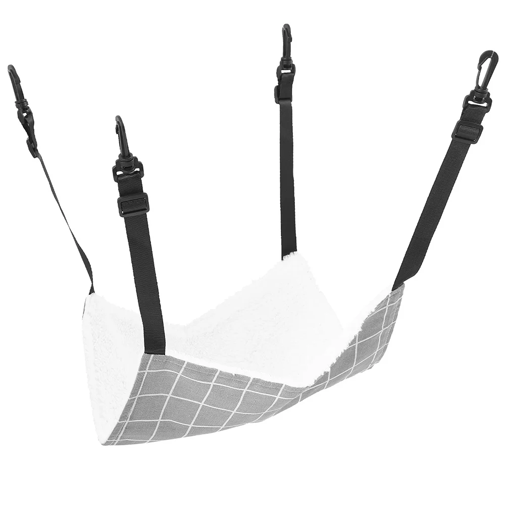 Hanging Cat Hammock Soft Breathable Fabric Easy Install For Cats Hamsters Rats Small Animals Cage Indoor Outdoor Pet Bed