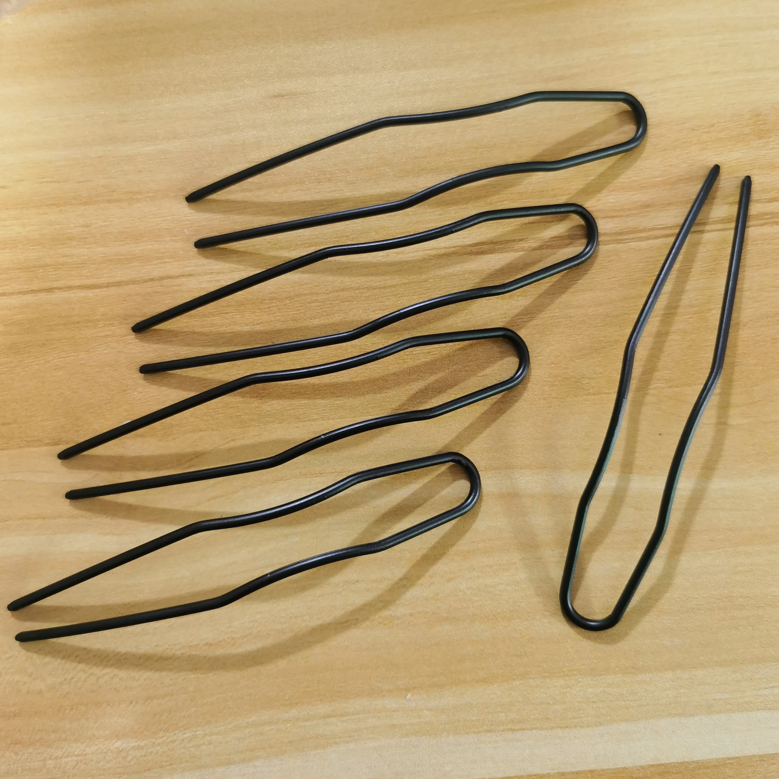 5 Stück Große Metall-U-förmige Haarspangen für Frauen und Mädchen, Modische Haarstyling-Clips, Haarknoten-Clips, Ballett-Haarnadeln, Haaraccessoires – Detail 4