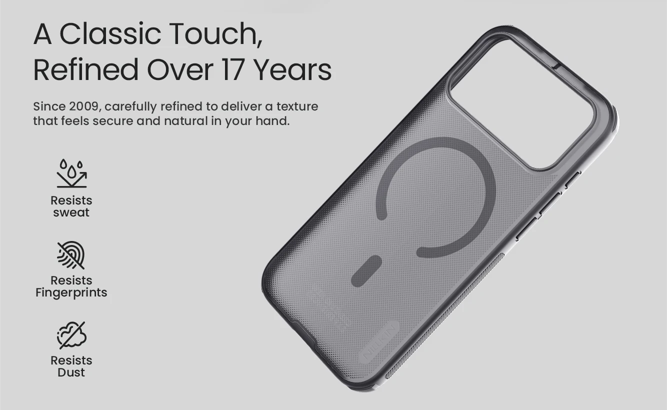NILLKIN Schutzhülle für iPhone 18 Pro Max, passgenau, magnetisch, super mattiert, hochwertige PC-Abdeckung für 17 Pro Max – Detail 5