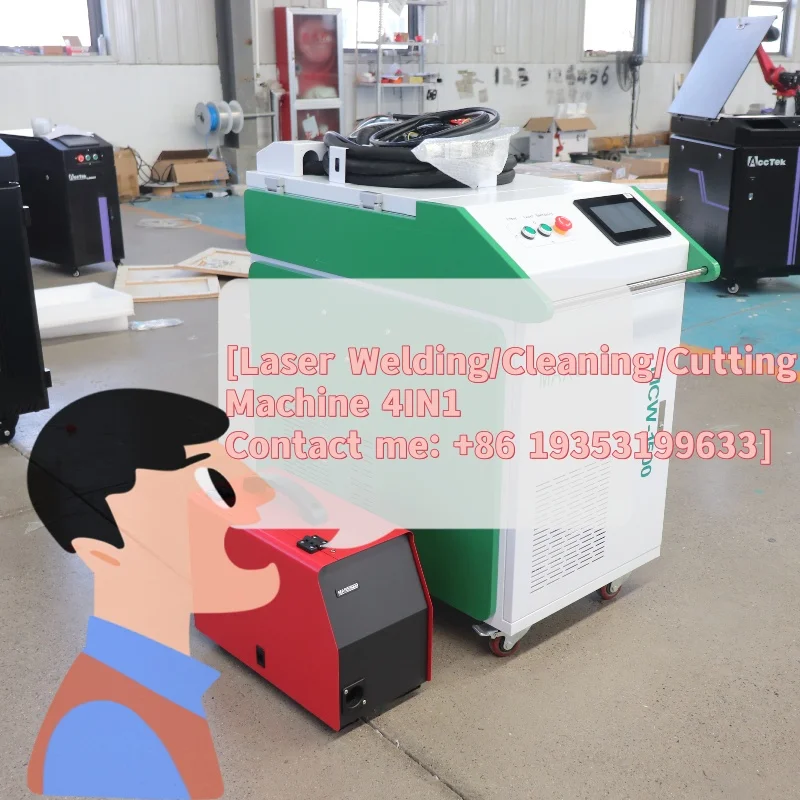 Portable Small Handheld 4in1 Laser Welding Machine 2000W 1500W 3000W Suitable for Metals Stainless Steel Aluminum