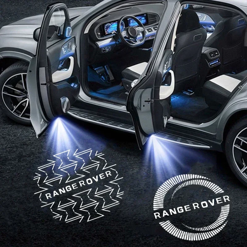 2 Proyectores LED Láser de Bienvenida para Puerta de Coche, Luz de Cortesía con Efecto de Sombra Fantasma para Land Rover Range Rover Sport 2010-Actualidad, Accesorios