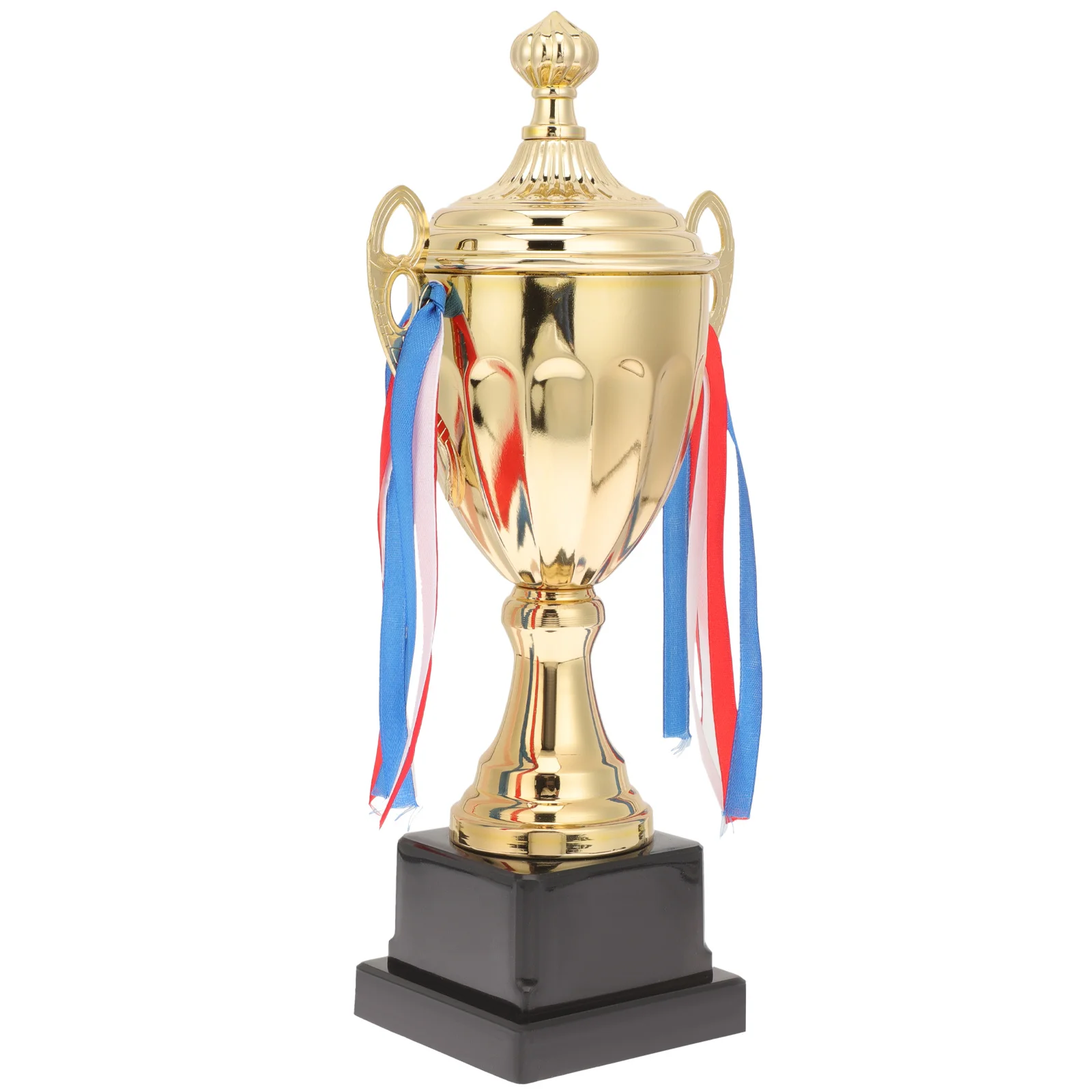 

Metal Trophy Award Exquisite Design Realistic Appearance Bright Color Race Game Trophy Prop Party Decorative Adornment