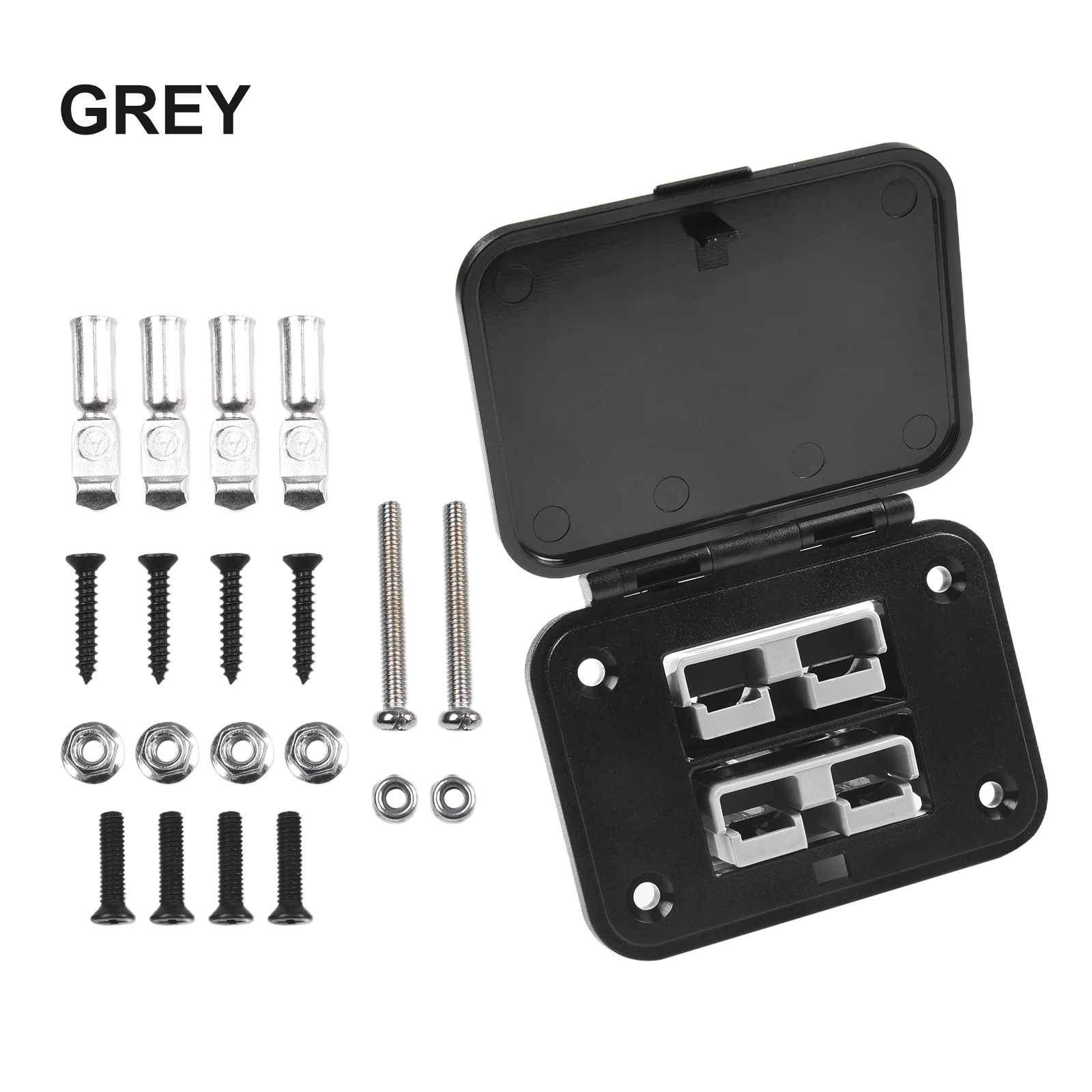 1 Set Twin Dual Flush Mount Bracket Connection For 12-6 AWG Diameters Ranging