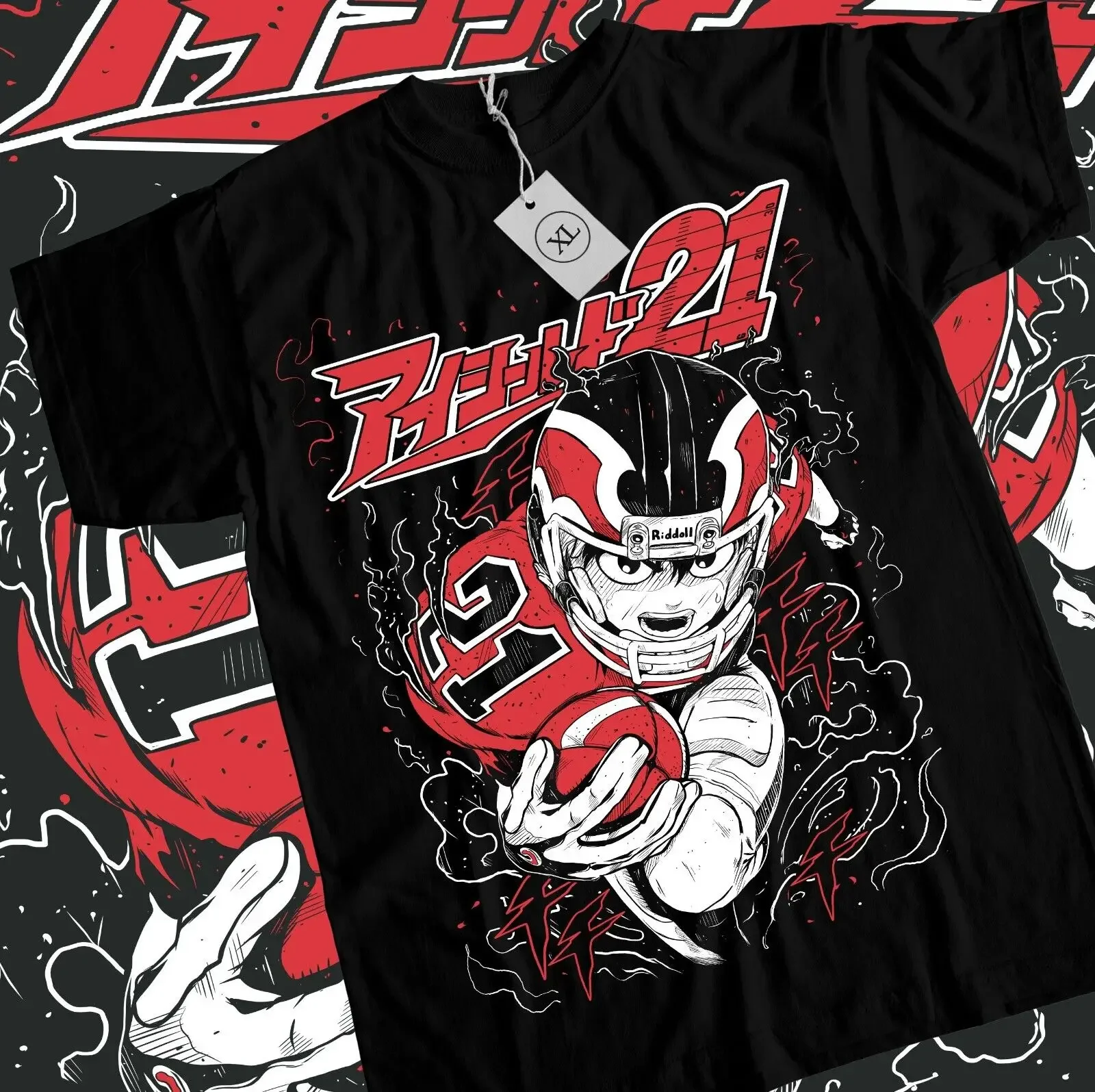 Nueva camiseta limitada Eyeshield 21 Hiruma Taro Raimon Suzuna, camiseta de regalo de todas las tallas
