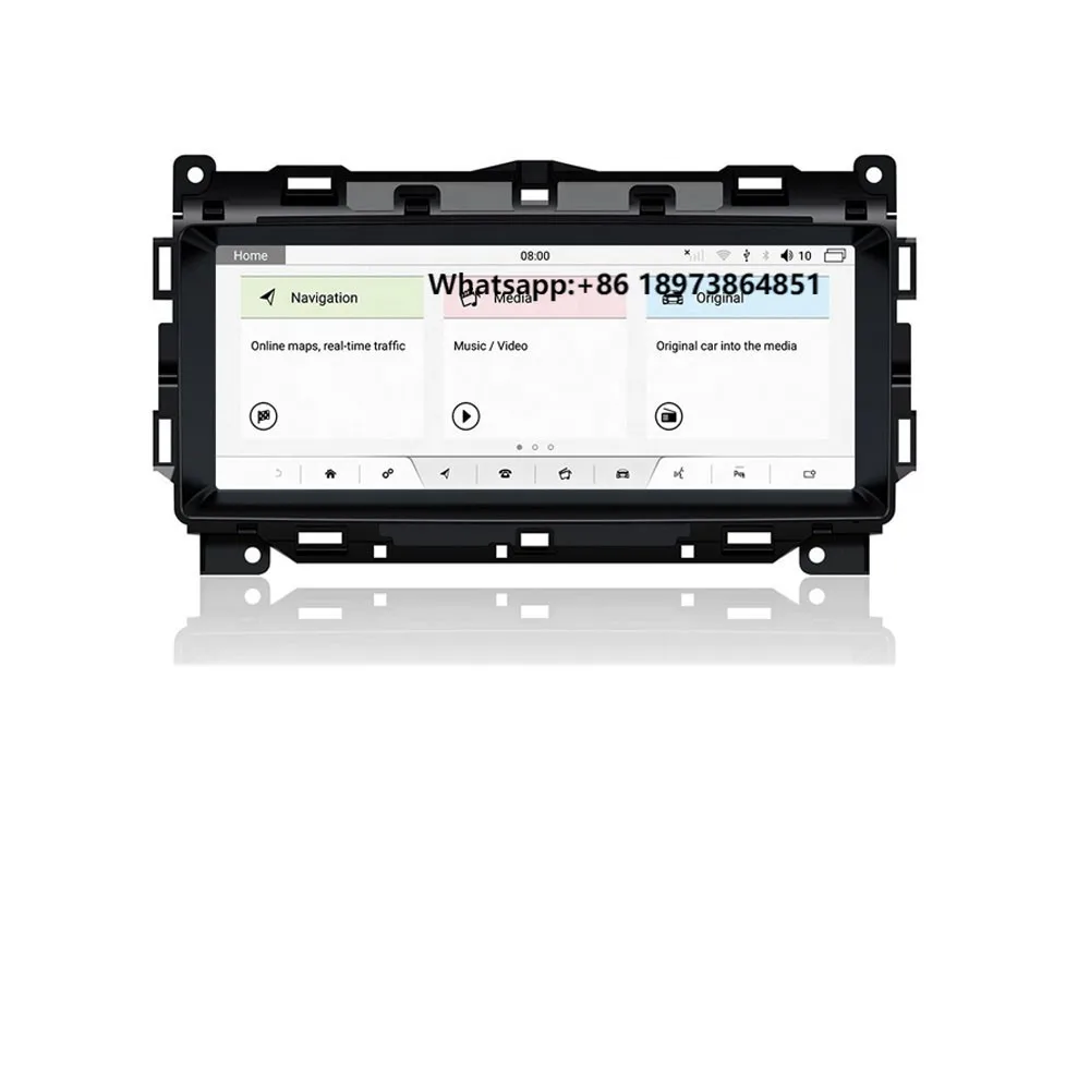 

6+128 Car Stereo Radio DVD Player Gps Navigation with BT Audio Wifi 4G Headunits for Jaguar XF X250 2007~2015