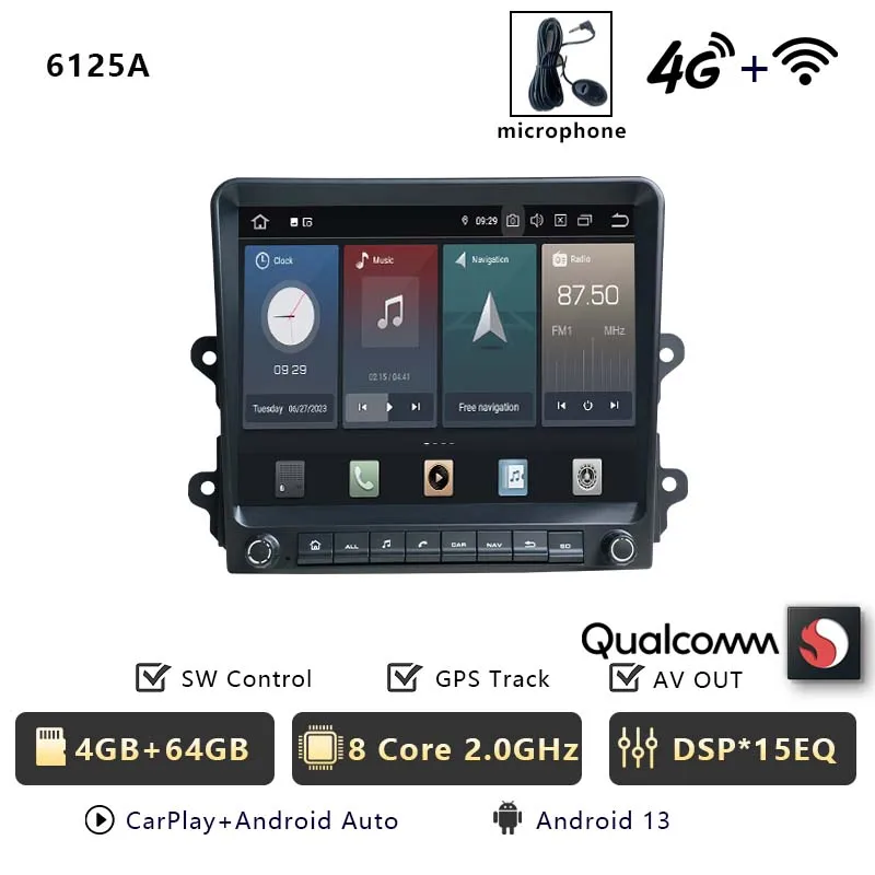 CHSTEK Android 14 Autoradio Carplay für Porsche Cayman 981 918 911 Boxster 718 982 997 991.1 992.1 Stereo GPS Navi WIFI 4G BT FM