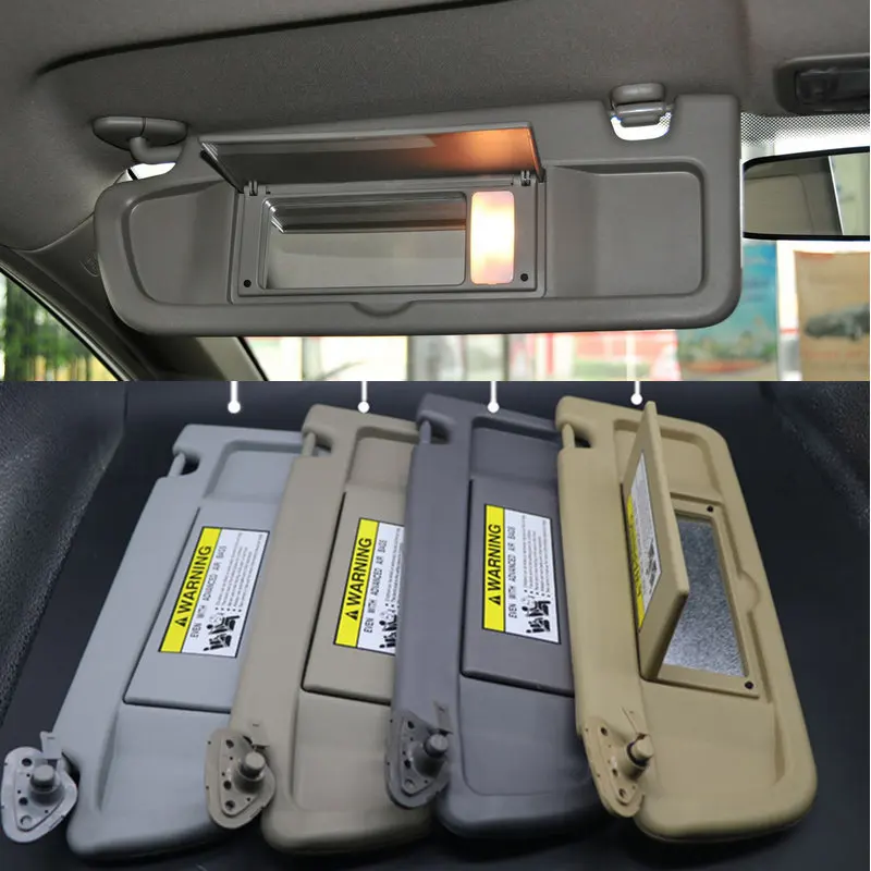 Apply to Honda Civic FA1 8th Generation 2006-2011 Front sunshade Sunshade Cosmetic mirror Beige