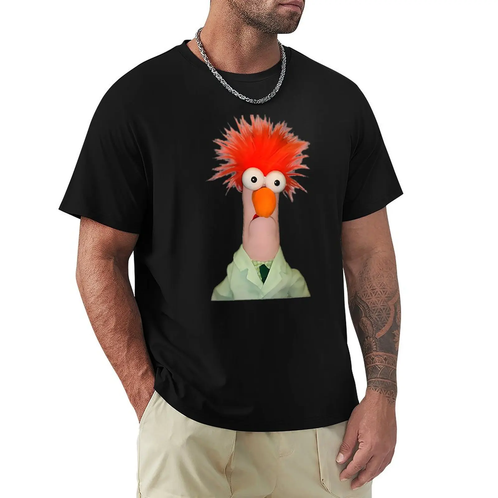 Meep Muppet Beaker T-Shirt Casual Breathable Short Sleeve Top