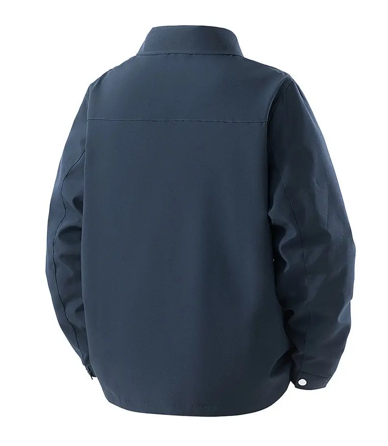 New Arrival High Grade Men Cotton Padded Jacket Spring Autumn Middle Aged Plus Size Business Casual Versatile Dad StyleOuterwear