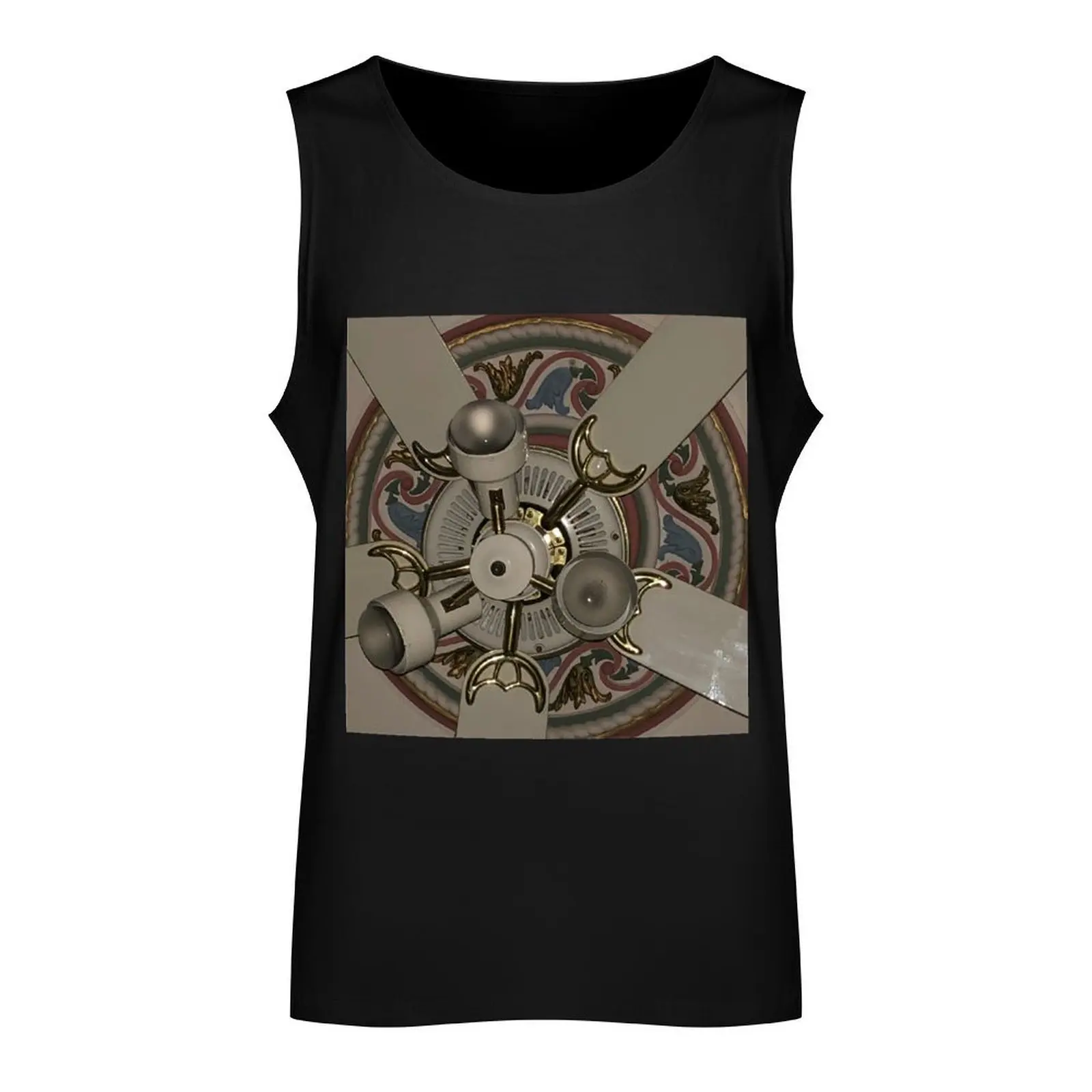 hey man Im a really big fan. aesthetic old ceiling fan Tank Top cute tops t shirt gym