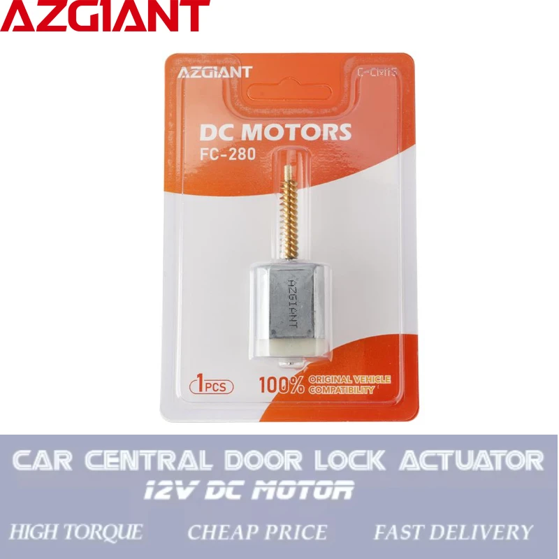 AZGIANT Car Door Lock Engine DC Motor for Hyundai Solaris Entourage Kia RIO Carbon Bruch Automotive Door Repair Diy Parts